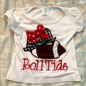 Alabama 2t shirt EUC